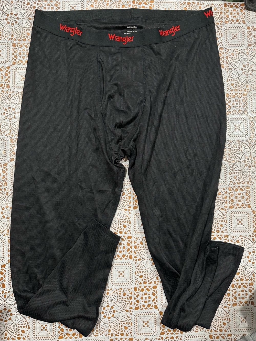Wrangler Performance Base Layer Thermal Leggings Black 2XL 44-46